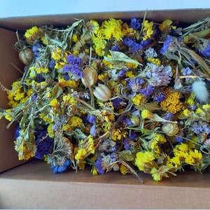 Mélange de fleurs séchées naturelles,confettis de fleurs séchées,confettis biodégradables,pétales de filles de fleurs,confettis de mariage