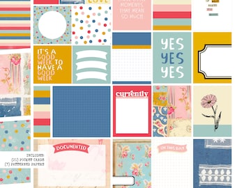 Scraps of Life Printable Journaling Cards for Scrapbooking, Art Journaling, Planners