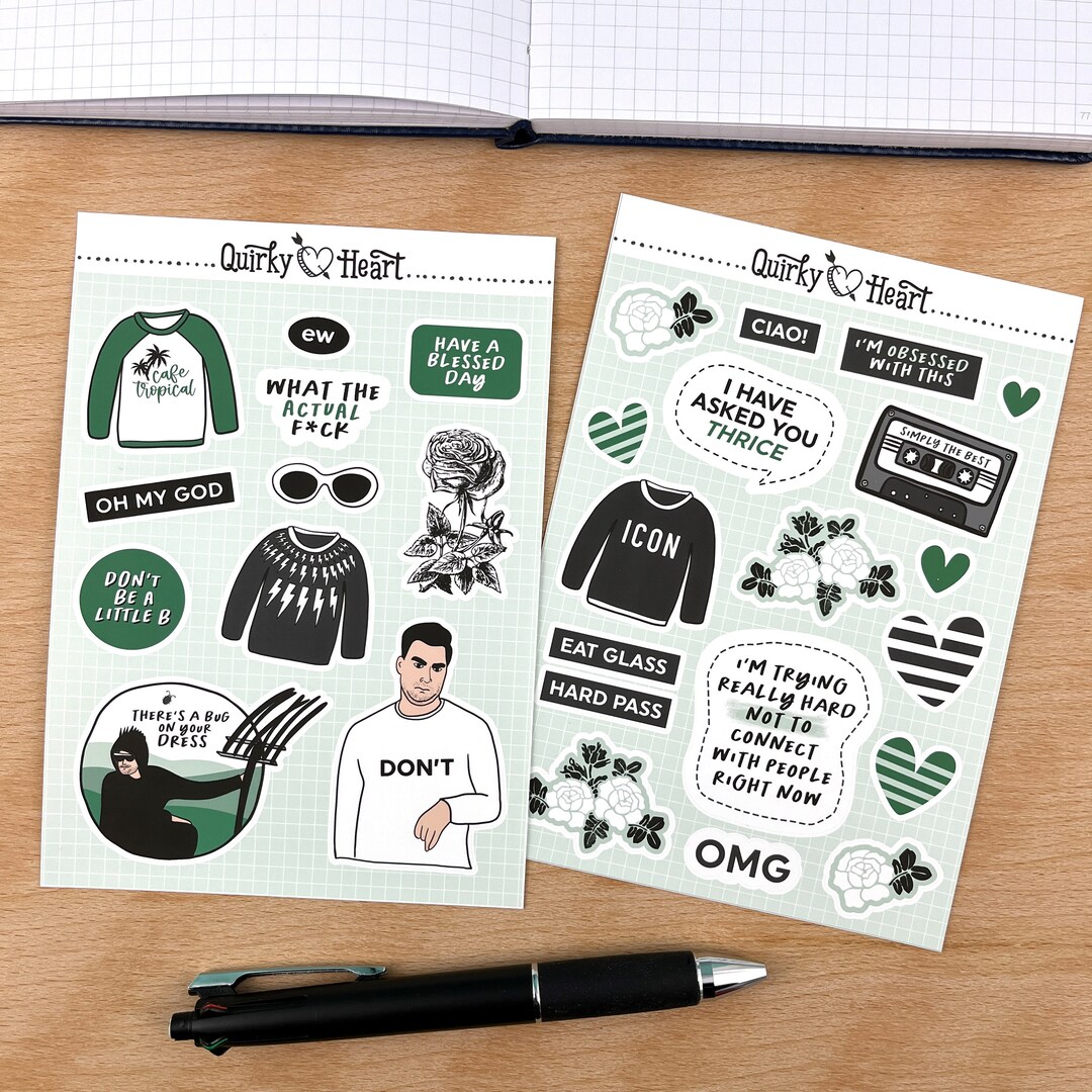 Don't Stickers | Planner and Bullet Journaling Stickers, 4.75x6.75