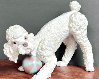 Lladro Poodle #6337 - Etsy