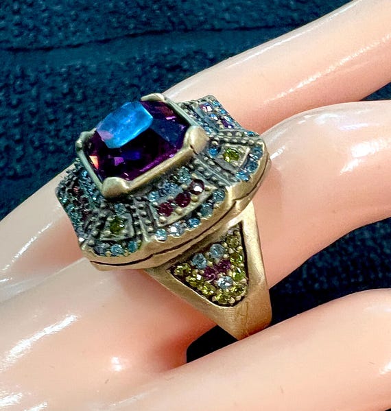 HEIDI DAUS RING Gorgeous Statement Ring, Swarovsk… - image 3