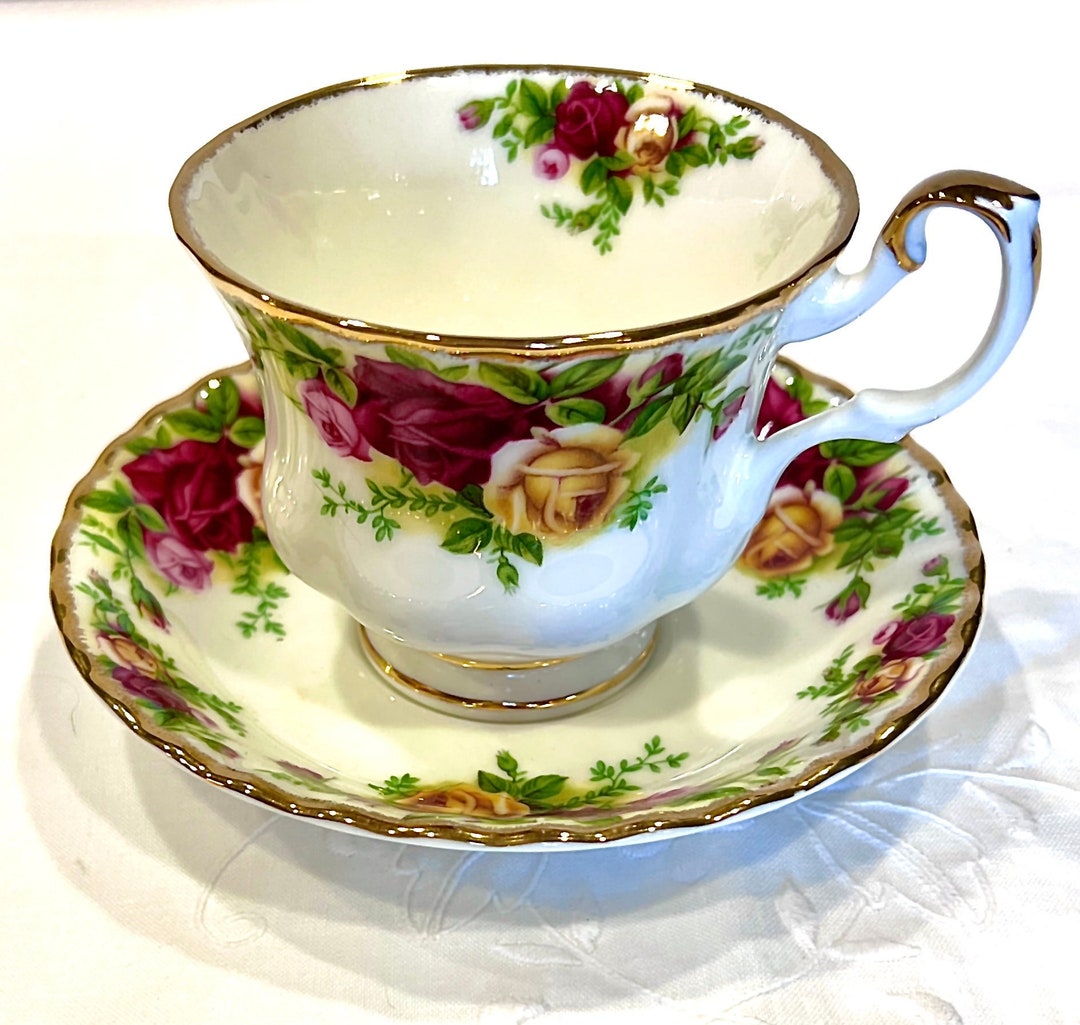 TEA CUPS Royal Albert Old Country Roses Tea Cups Royal Etsy