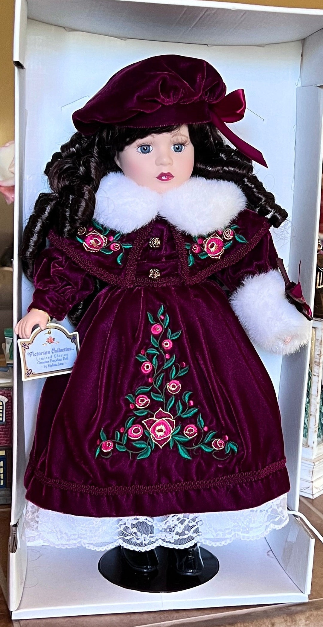 PORCELAIN DOLL Victorian Collection Porcelain Doll by Etsy