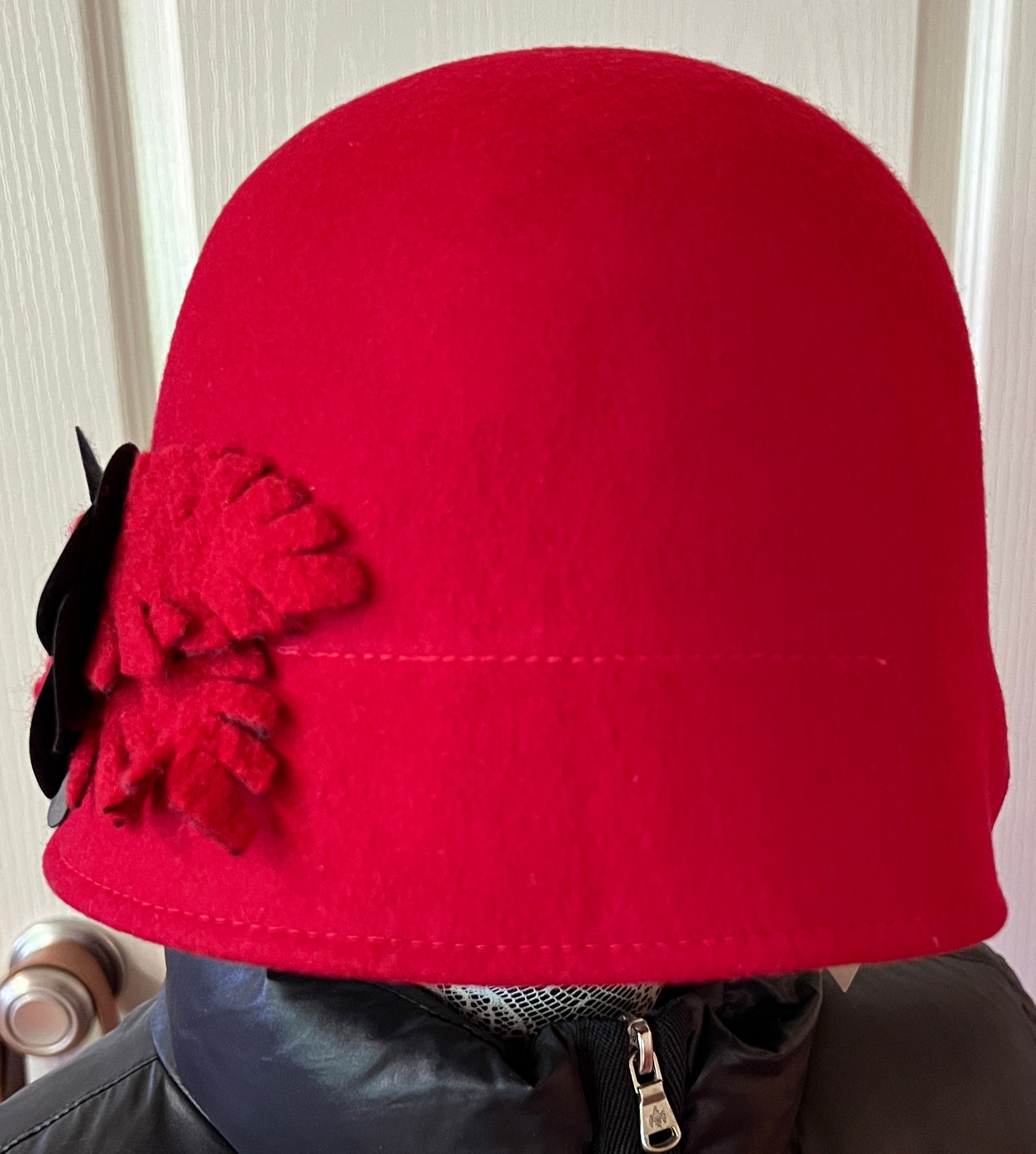 Allessandra Bacci Felted Cloche Hat CLOCHE HAT ~ Alessandra Bacci 100% Wool Cloche Hat ~ New  main image 3