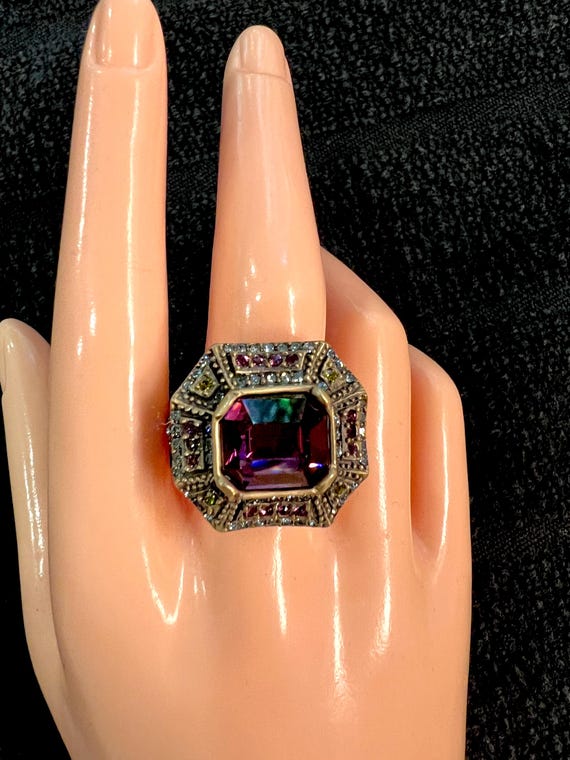 HEIDI DAUS RING Gorgeous Statement Ring, Swarovsk… - image 1