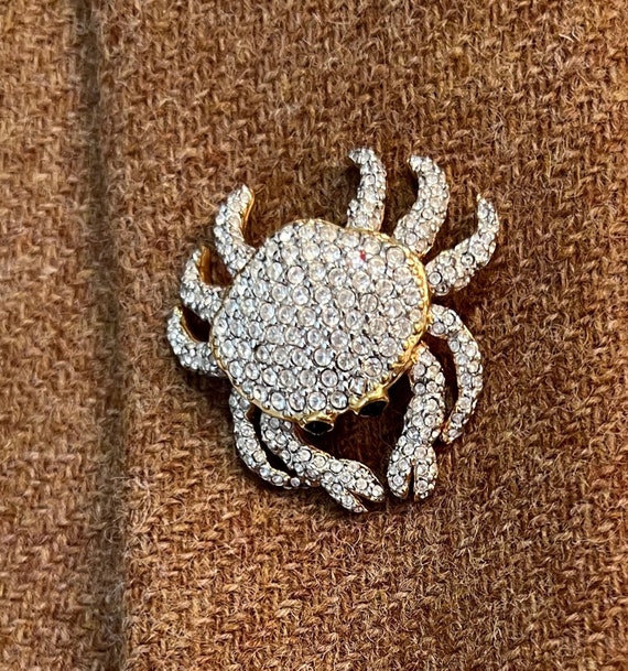 Swarovski crab best sale brooch