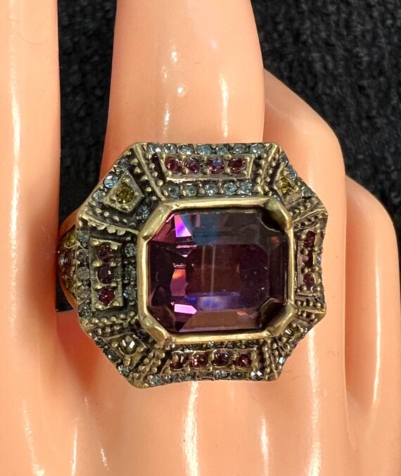 HEIDI DAUS RING Gorgeous Statement Ring, Swarovsk… - image 2