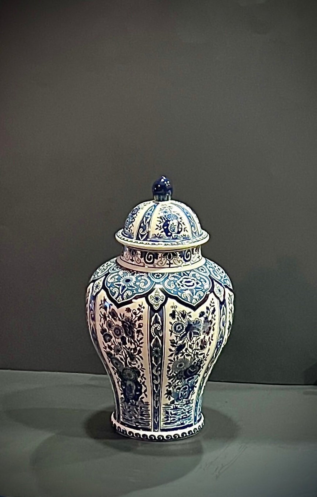 TEMPLE JAR DELFT'S Blauw Temple Jar Made in Belgium Etsy