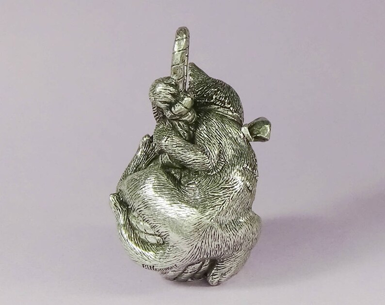 Curious Kitten Figurine in Lead Free PewterHandmade Pewter Etsy