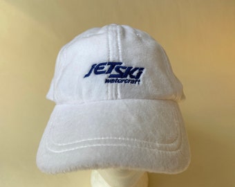 Sombrero de esquí de chorro blanco PLUSH