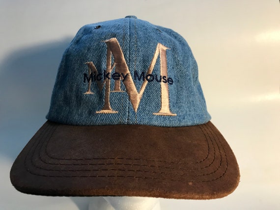 denim hat leather strap