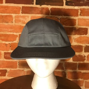 Steel Gray 5 panel Hat Military 5 panel