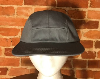 Steel Gray 5 panel Hat Military 5 panel