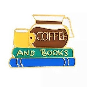 Coffee enamel charms, pins, cats and coffee pin, lapel pin, Christmas coffee pin, hot cocoa pin, coffee lover pin, stocking stuffer, broach