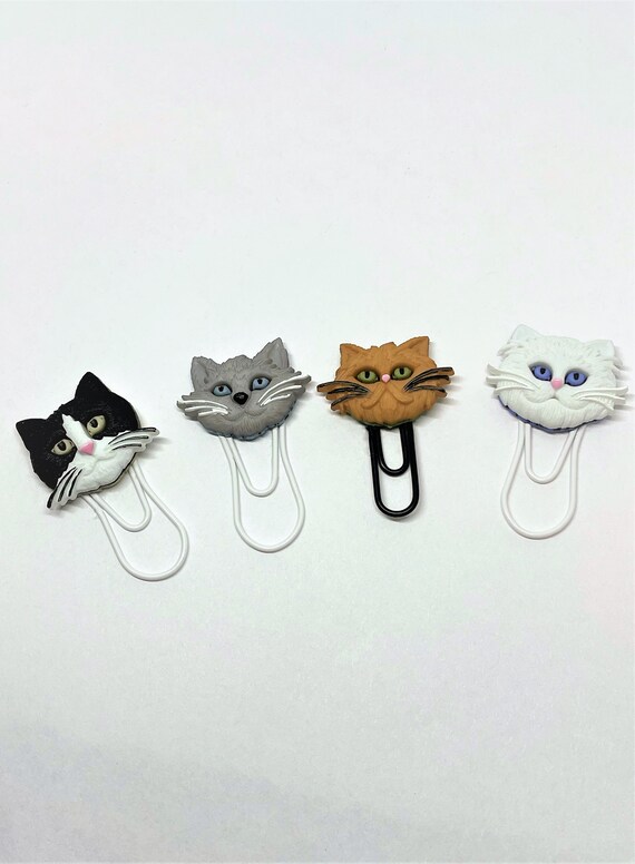 Cat Paper Clips Etsy