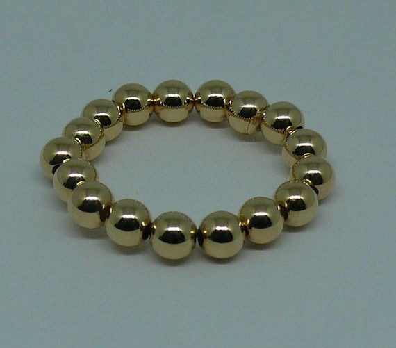 4mm 14k Gold Filled Beaded Ring