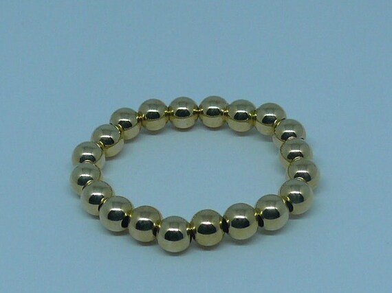 4mm 14k Gold Filled Beaded Ring