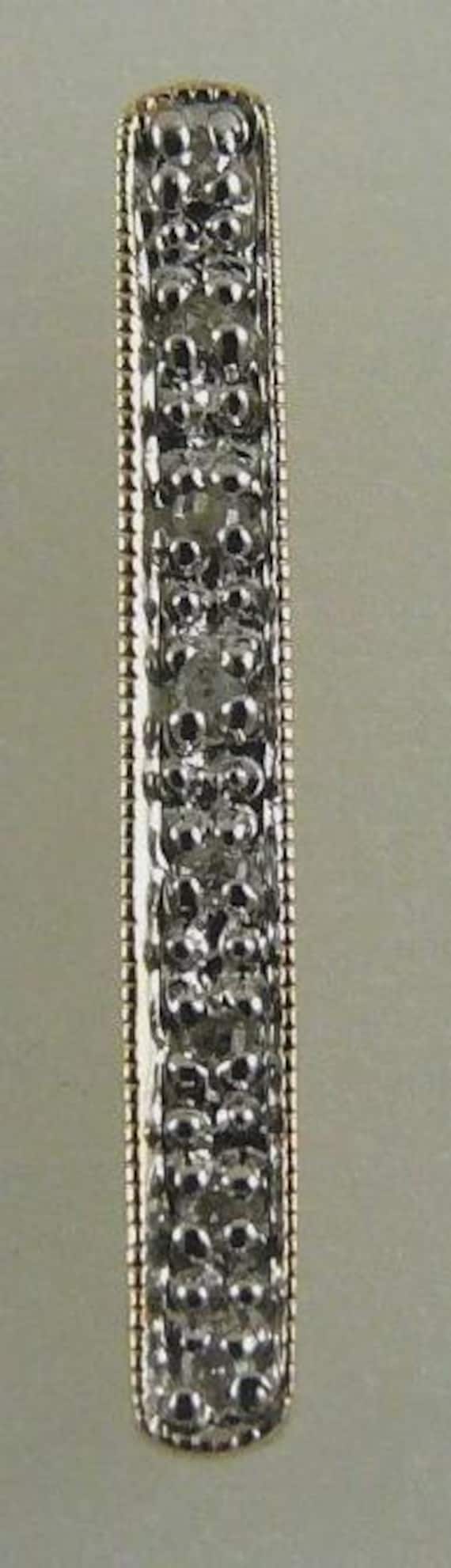 Diamond 0.04ct Spacer 14k Yellow Gold 20 MM