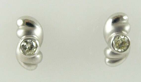 Diamond Earring 0.20ct 18k White Gold