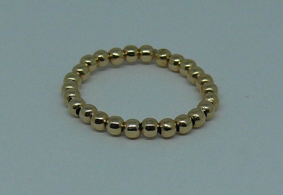 2mm 14k Gold Filled Beaded Ring