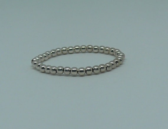 2mm Sterling Silver Beaded Ring