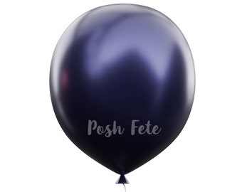 Navy Blue Balloons - 12, 25, 50 pk, 12" |Bachelorette Party Decorations, Bridal Shower Supplies, Birthday Party, Engagement Latex Balloons