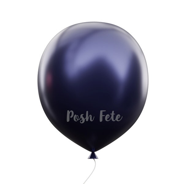 Navy Blue Balloons - 12, 25, 50 pk, 12" |Bachelorette Party Decorations, Bridal Shower Supplies, Birthday Party, Engagement Latex Balloons