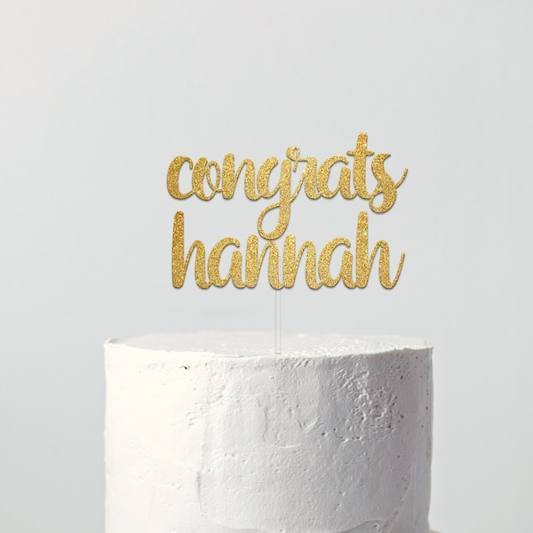 custom cake topper, Graduation Cake Topper, Name Cake topper, Graduation party decorations, custom cake toppers, Anniversary Custom Topper