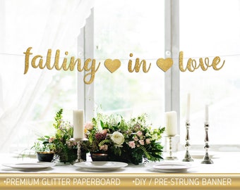 Falling In Love Banner | Fall Bridal Shower | Fall Bridal Shower Decorations | Falling In Love Sign | Fall Wedding Decorations |Fall Wedding