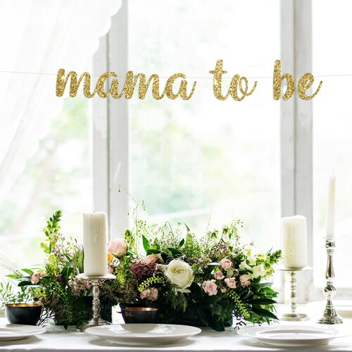 Mama to Be Chair Sign Banner for Baby Shower Printable - Etsy