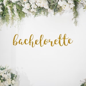 Bachelorette banner, bachelorette party banner, bridal shower banner, bachelorette party decorations, bachelorette party, glitter banner