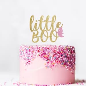 little boo cake topper, little boo with ghost, cake topper, halloween cake topper, halloween theme, halloween baby shower, baby shower