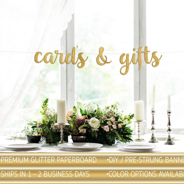 Gift Table Banner Etsy