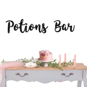 Potions Bar Banner, Halloween bachelorette banner, Bachelorette party banner, bridal party banner, Halloween Bachelorette decor