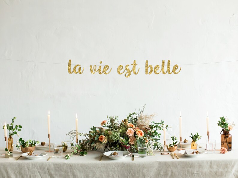 belle banner banner belle belle life is beautiful la vie est belle banner life/'s good la vie, beautiful banner la vie est belle