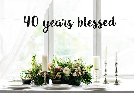 Serviettes En Papier Jetables Pour 40E Anniversaire,Or Rose,20 Pièces