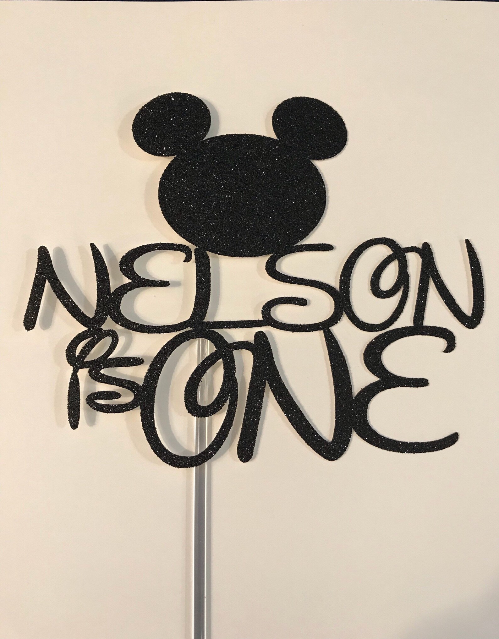 Mickey Mouse Cake Topper First Birthday Disney Birthday - Etsy