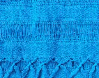 Handmade cotton scarf, handwoven, cotton shawl, bright scarf, mexican scarf, blanket scarf,  big scarf,  summer scarf,  light scarf