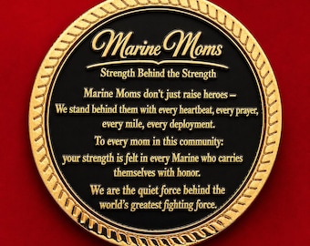 Moneta z napisem "Miłość mamy morskiej".