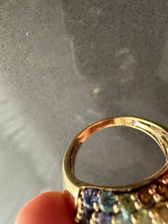 Chuck Clemency Fine Gilt Graduating Multi Color R… - image 2