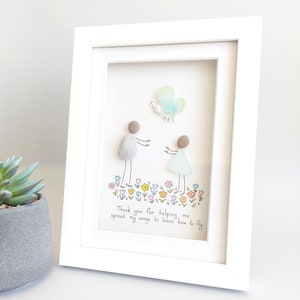 Seaglass Teacher Gift, Thank you Teacher, Teacher pebble art, Childminder gift, Student teacher gift, Gift for Teachers