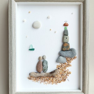 Sea Glass Lighthouse Hand Made Sea Glass Lighthouse - Etsy