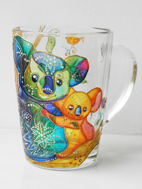 Koala Mug Koala Coffee Mug Custom Name Mug Koala Bear Gift Etsy