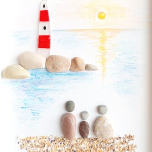 Sea Glass Lighthouse Hand Made Sea Glass Lighthouse - Etsy