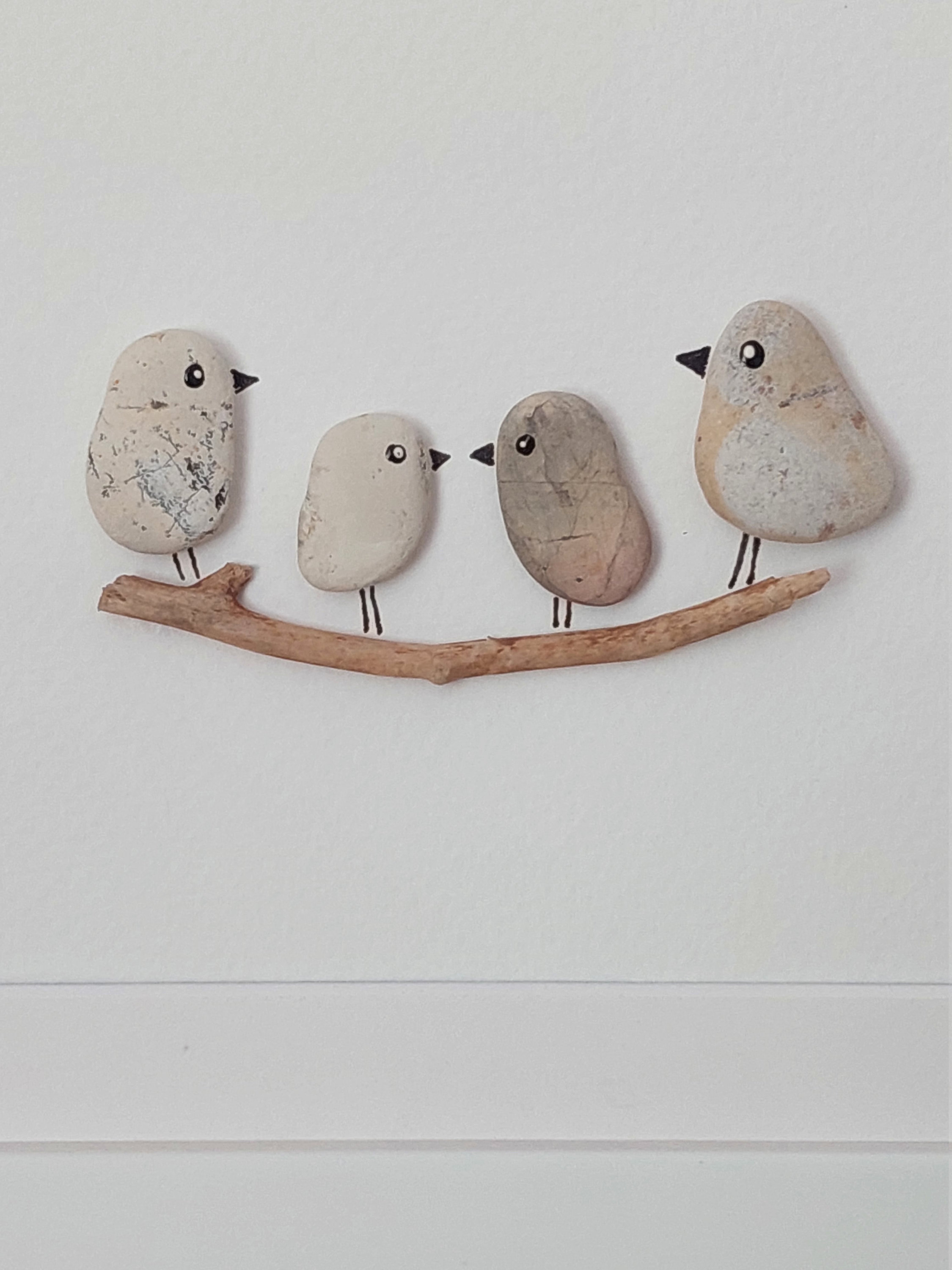 Stones Birds Art Picture Family Picture Wall Decor Home Etsy