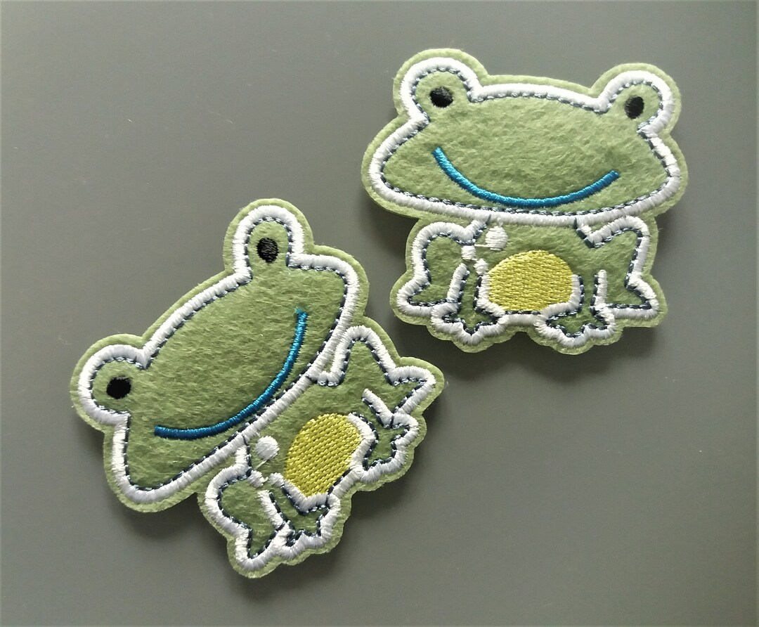 2 Frog Patches 55 Cm Iron-on - Etsy