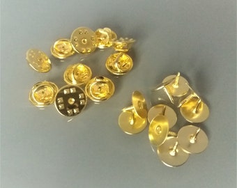 Base 50 portaspilli 10 mm in metallo colore oro