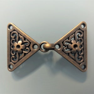 5 cm fantasienaald, metaal, zwart bronskleur
