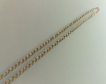Catena a maglie ovali in argento sterling, 4x2,5 mm, (028-SS) - Italia