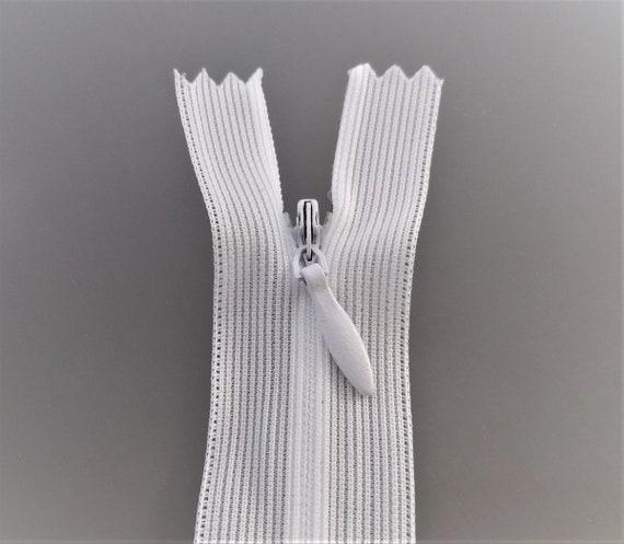 2 Invisible Zips 25 Cm White - Etsy